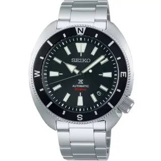 【SEIKO 精工】Prospex 陸龜 200米潛水機械錶42.4mm黑(SRPH17K1/4R35-04Y0D)