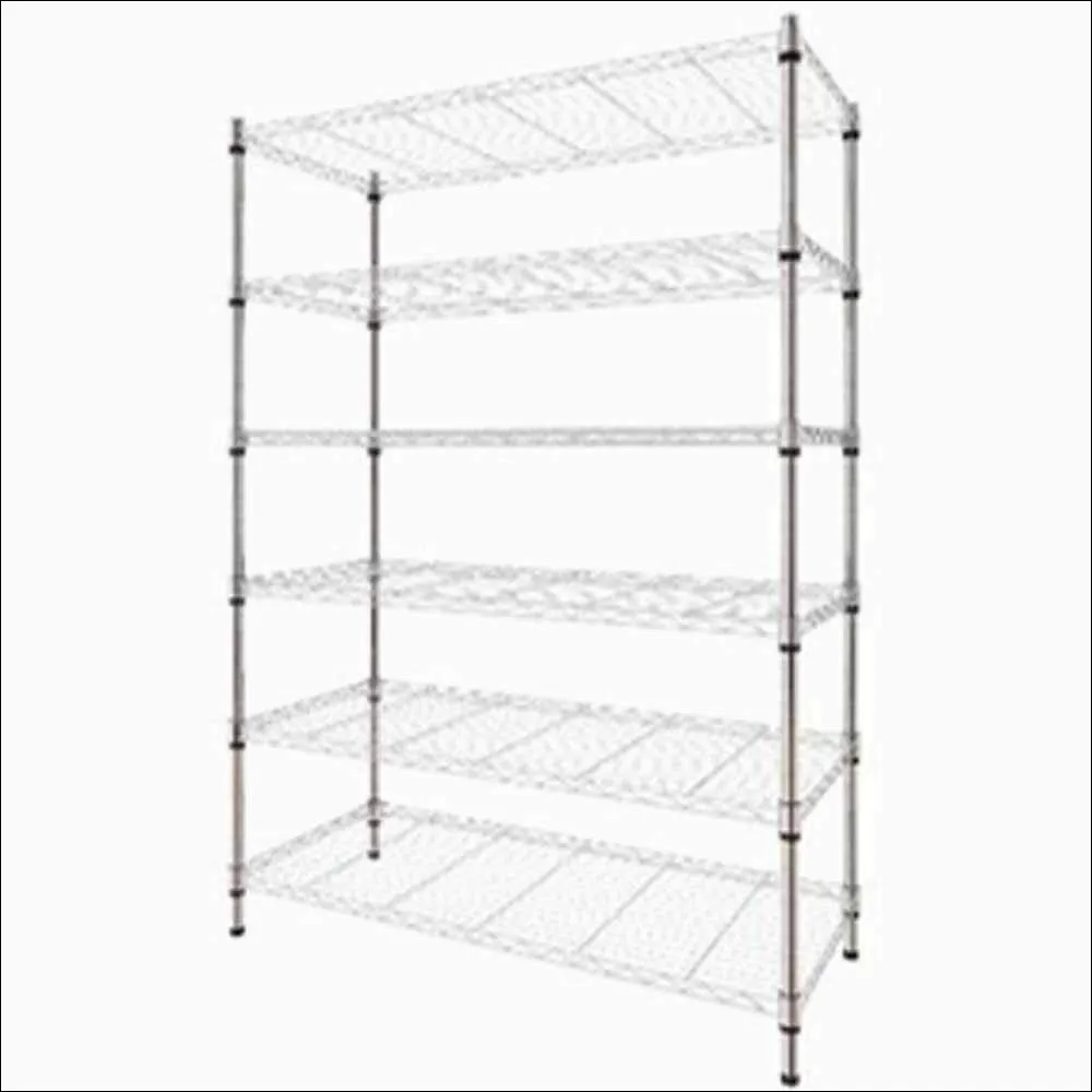【特力屋】鍍鉻六層架 寬106*深46*高150公分