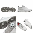 【SKECHERS】高爾夫球鞋 Torque-Twist 男鞋 白 灰 防水鞋面 可拆式鞋釘 旋鈕鞋帶 高球(54551WGRY)