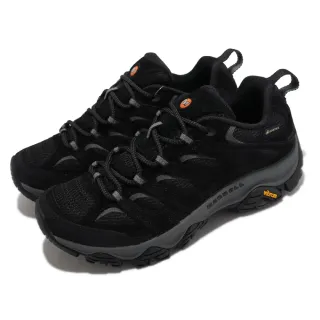 【MERRELL】登山鞋 Moab 3 GTX 女鞋 黑 灰 防水 Vibram 戶外 Gore-Tex 支撐 避震(ML036320)