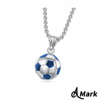 【A MARK】鈦鋼項鍊 足球項鍊/運動風個性型男足球造型鈦鋼項鍊(3色任選)