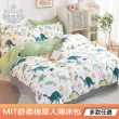 【AGAPE亞加．貝】2023新色《多款任選》MIT台灣製 舒柔棉 單人3.5x6.2尺二件式薄床包組(百貨專櫃精品)