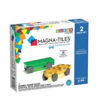【Magna-Tiles】磁力積木-汔車補充套組2入
