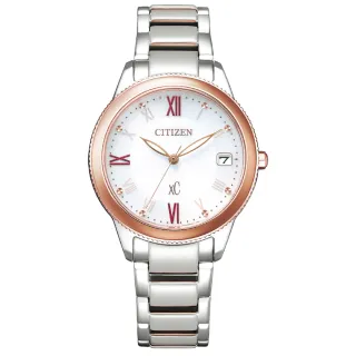 【CITIZEN 星辰】xC 亞洲限定自信閃耀光動能女錶-雙色/32mm(EO1234-51A)母親節 禮物