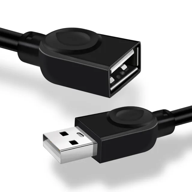 【LineQ】USB2.0 A公對A母 1米延長線