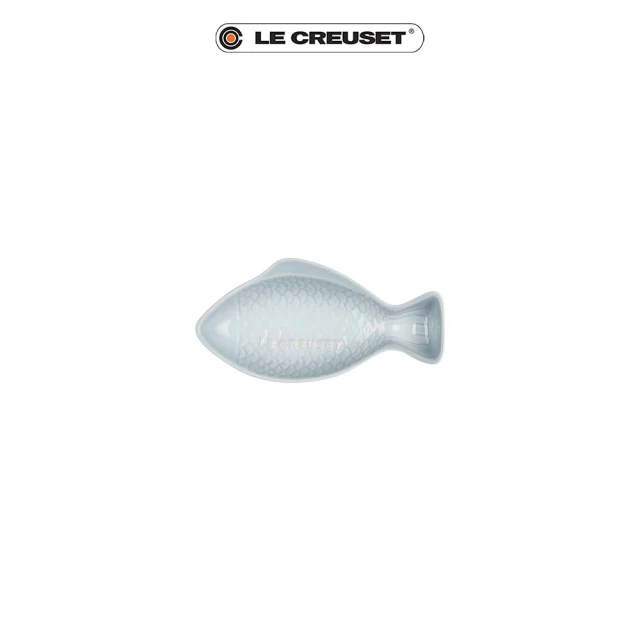 Le Creuset 瓷器鮮魚盤-小(銀灰藍)
