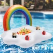 【WE FIT】彩虹充氣水果飲料杯座泳圈(SG151)