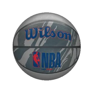 【WILSON】NBA DRV系列 PLUS 火紋灰 橡膠 籃球(7號球)