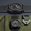【Bell&Ross】黑色啞光陶瓷計時機械腕錶(BR0394-BL-CE)