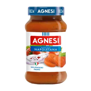 【AGNESI】義式拿波里番茄義大利麵醬 400gx1罐