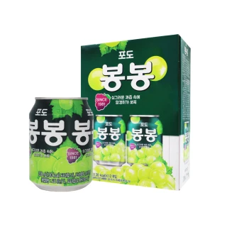 【韓國HAITAI】葡萄果汁238ml*12入/組