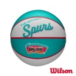 【WILSON】NBA隊徽系列 經典 馬刺隊 橡膠 籃球(3號球)
