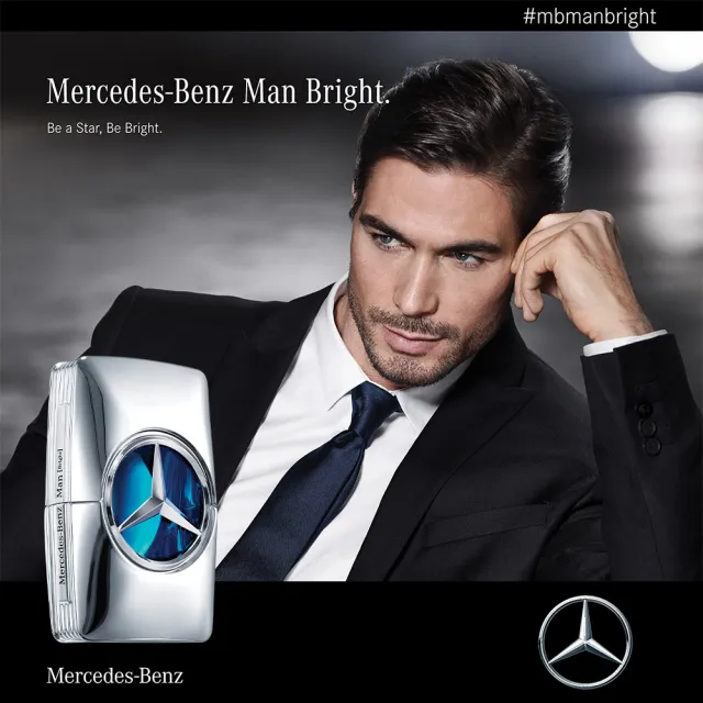 【Mercedes-Benz 賓士】銀霧冰泉男性淡香精100ml(專櫃公司貨)