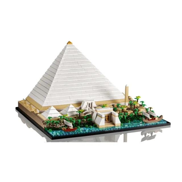 專用 LEGO 樂高】建築系列21058 吉薩金字塔(埃及建築模型) - momo購物