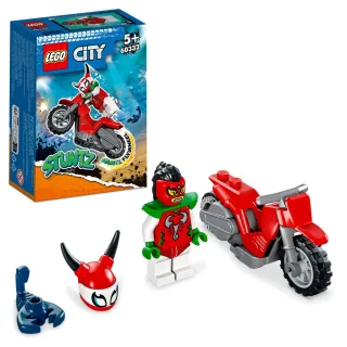 【LEGO 樂高】城市系列 60332 蠻橫魔蠍特技摩托車(玩具車  摩托車)