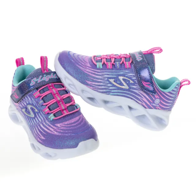 【SKECHERS】女童鞋系列 燈鞋 TWISTY BRIGHTS(302321LLVMT)