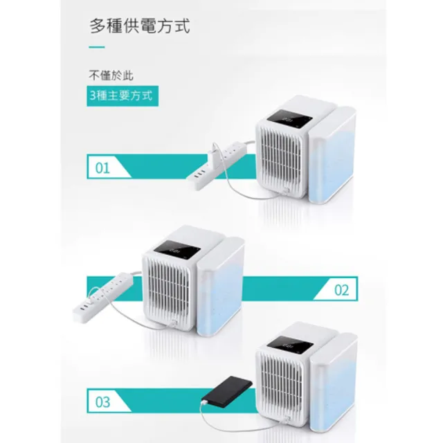 【小米生態鏈】Microhoo 個人迷你空調風扇 USB充電(移動空調 水冷扇 冷風機)