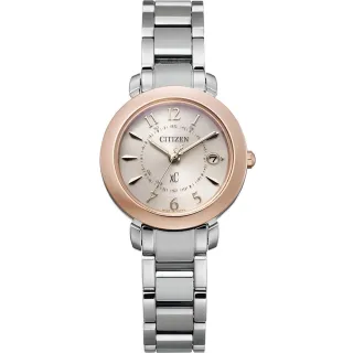【CITIZEN 星辰】xC 繽紛浪漫 光動能電波女錶27mm(ES9446-54W)