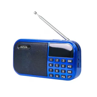 【KINYO】大聲量口袋型USB收音機(收音機)