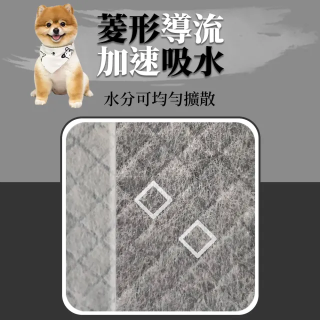 【美國BV Pets】厚款除臭竹炭寵物尿布墊(寵物尿墊/尿布/尿片/犬貓適用)