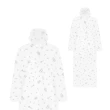 【雙龍牌】日系方塊反光超輕安全雨衣套式雨衣(環保太空雨衣連身雨衣EV4968)