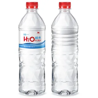 【統一】H2O純水無標籤版600mlx24入/箱
