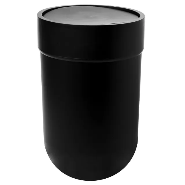 【UMBRA】加拿大 Touch搖擺蓋垃圾桶 墨黑6L  / 回收桶 廚餘桶