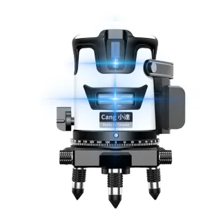 【cang小達】水平儀（藍光5線APP操控）LED電量顯示自動調平打斜線(水平儀/雷射水平儀)