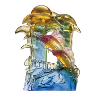 【tittot 琉園】旗開豐年(琉園台灣印象系列/台東三仙台/水晶/藝術品/擺飾/MOMO限定)