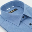 【金安德森】深藍圖騰窄版短袖襯衫