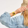 【SWATCH】New Gent 原創系列手錶PURPLE RINGS YELLOW 紫與黃 男錶 女錶 瑞士錶 錶(41mm)