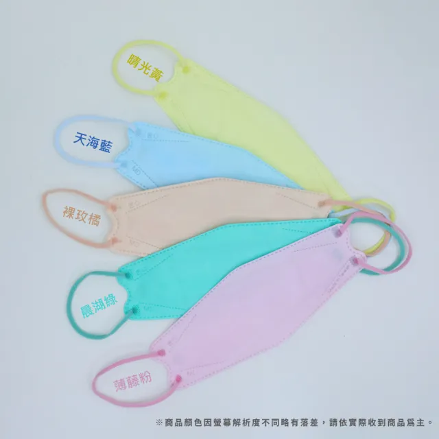 【匠心】韓版魚型醫用口罩-清新花語系列 5色可選(成人款 20入/盒)