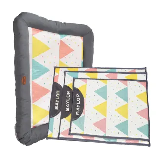 【ENJOY LIFE 樂享生活】L號2入組-寵物夏日涼感冰絲涼墊薄墊+厚墊(寵物窩 透氣冰涼 夏日消暑神器)