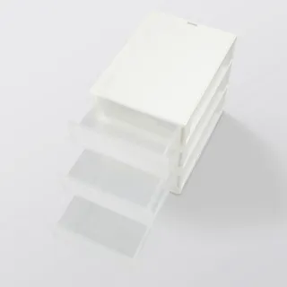 【NITORI 宜得利家居】抽屜式收納盒☆窄低型 N INBOX 3DR CL(抽屜式收納盒 窄低型 N INBOX)