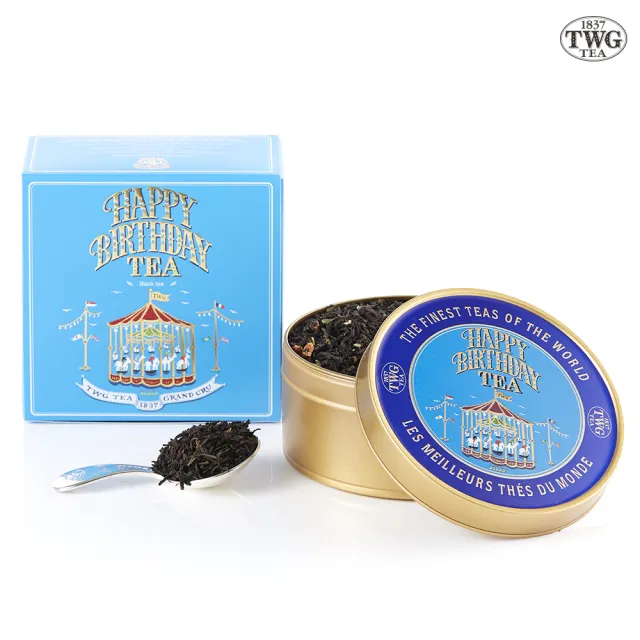 【TWG Tea】魚子醬錫罐茗茶 生日禮讚茶 100g/罐(Happy Birthday Tea;紅茶)(其他規格)