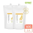 【GREENON】金橘優油植萃髮浴 環保包600ML(2入組)