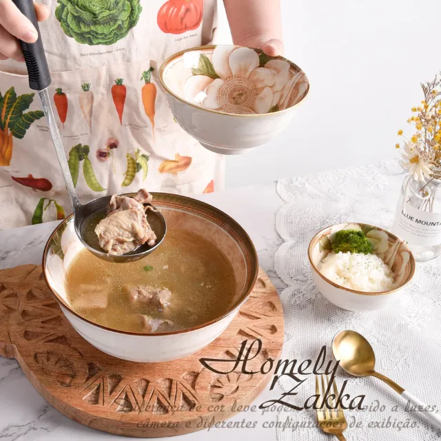 【Homely Zakka】北歐新古典輕奢風陶瓷餐盤碗餐具_沙拉碗15cm(湯盤 餐具 餐碗 盤子 器皿)
