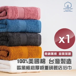 【HKIL-巾專家】MIT歐風極緻厚感重磅飯店浴巾-1入組(5色任選)