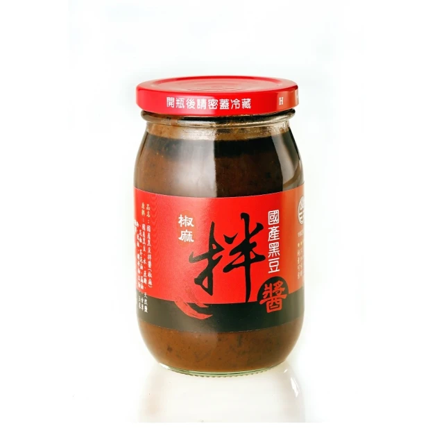 【民生】國產黑豆拌醬460G(椒麻)