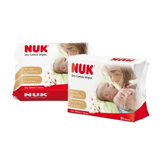 【NUK】嬰兒乾濕兩用紙巾80抽x8入組(momo限定)
