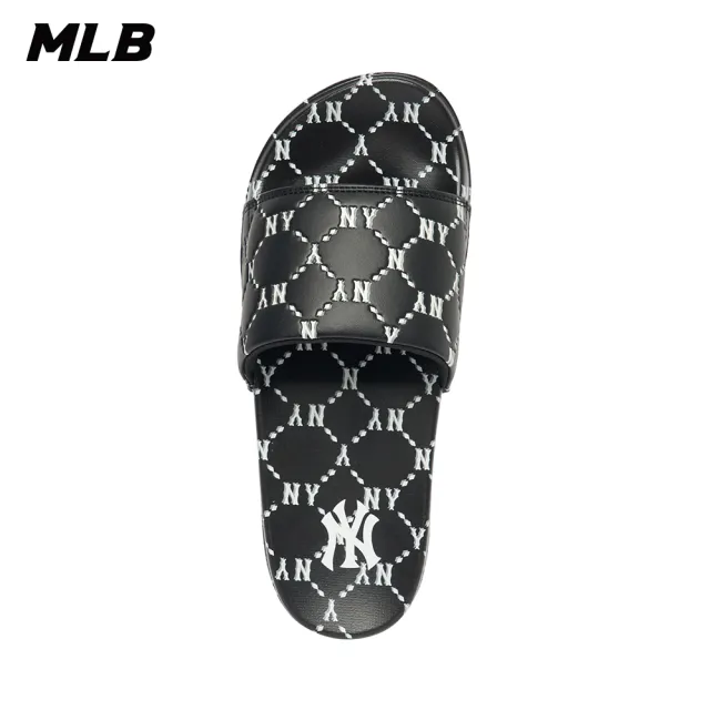 【MLB】拖鞋 MONOGRAM系列 紐約洋基隊(3ALPAD123-50BKS)