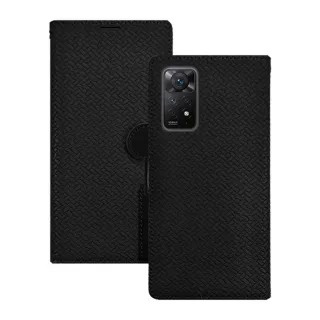 【阿柴好物】紅米 Note 11 Pro 4G/5G 編織紋磁吸拼接皮套