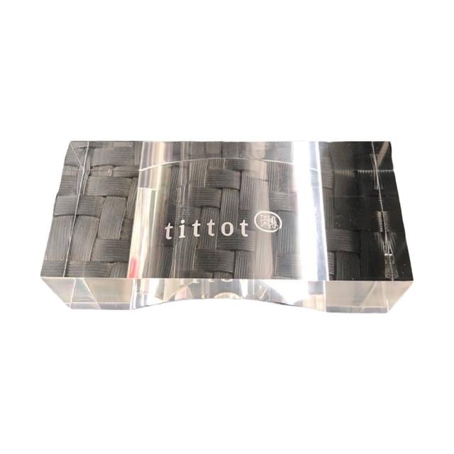 【tittot 琉園】壓克力底座_11x5x3cm_上平下凹型(壓克力/配件/送禮/琉璃/禮物/水晶/藝術品/擺飾/禮贈/)
