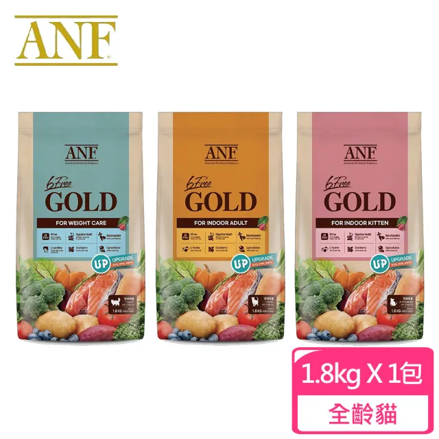 【ANF】6FreeGOLD黃金系列寵糧1.8kg(貓飼料、貓乾糧)