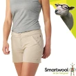 【SmartWool】女 Merino Sport 輕量登山短褲.休閒短褲(SW016607 沙丘灰)