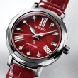【SEIKO 精工】LUKIA 25周年紀念銀座美學機械女錶-紅x銀/34.8mm(SPB135J1/6R35-00N0R)
