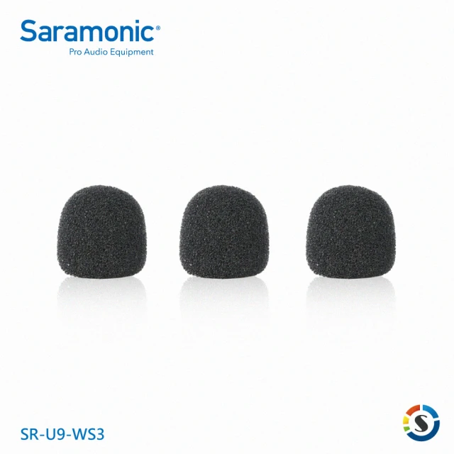 【Saramonic 楓笛】SR-U9-WS3 領夾式麥克風防風綿套(勝興公司貨)