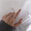【00:00】金屬戒指 線條戒指 單結戒指/韓國設計極簡金屬線條單結造型開口戒戒指(3色任選)
