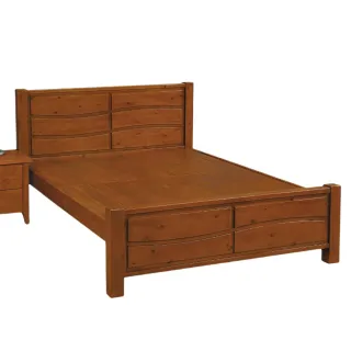 【MUNA 家居】瑪莎6尺實木雙人床/不含床頭櫃(床架 雙人床 實木 床台)