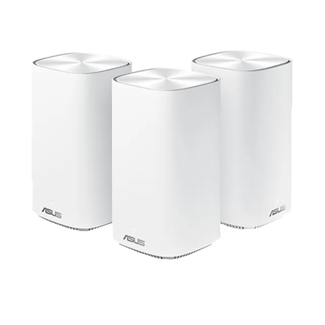 【ASUS 華碩】3入  WiFi 5 雙頻 AC1500 Mesh 路由器/分享器(ZenWiFi AC Mini CD6-白)